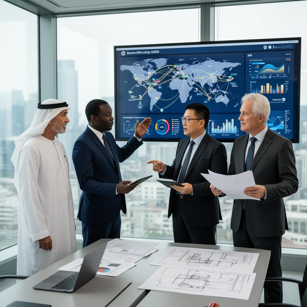 Consultant analyzing data